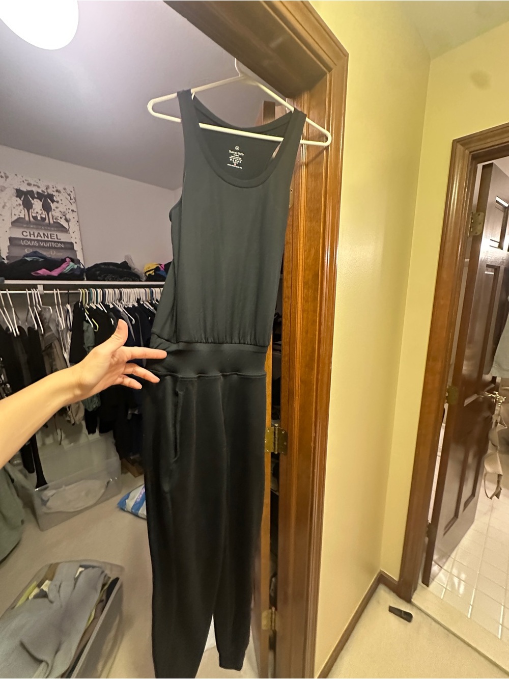 Sweaty Betty Black Long-Sleeve Alternative Jumpsuit